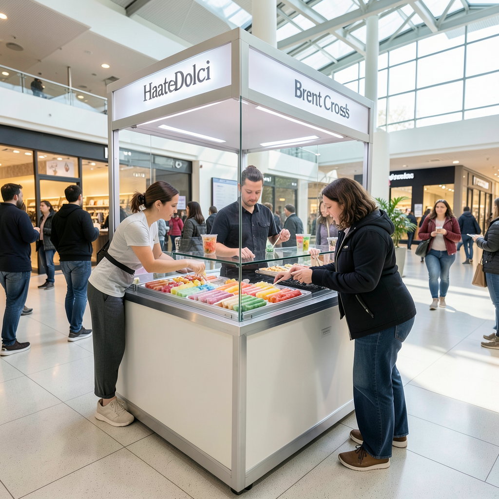 Haute Dolci opens custom ice-lolly kiosk at Brent Cross shopping centre